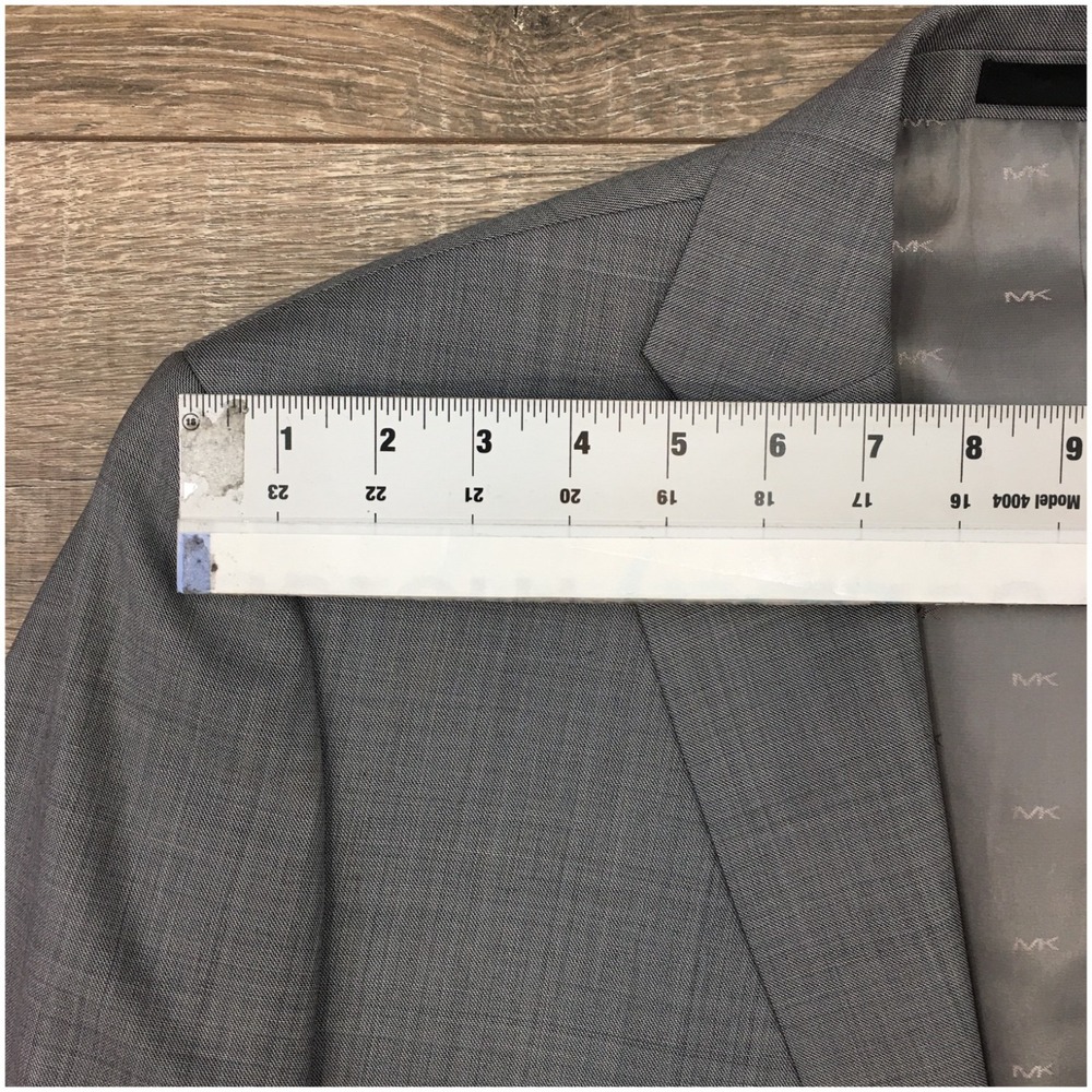 MICHAEL KORS Mens Blazer Sport Coat Casual Jacket Size‎ 44R Classic Wool Suit - Picture 4 of 12